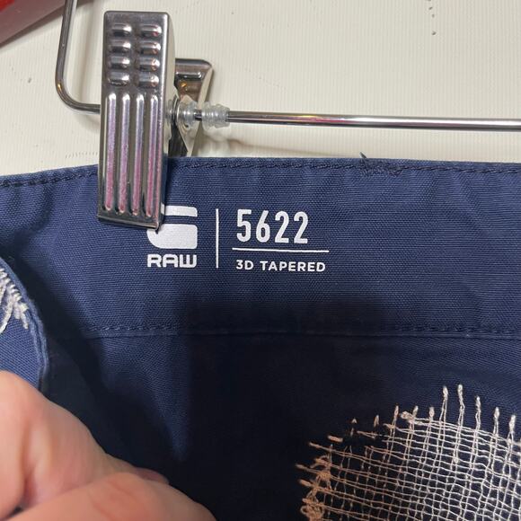 G-Star Raw Embroidered Elwood Tapered Slim Jean 32x31 - Picture 6 of 13